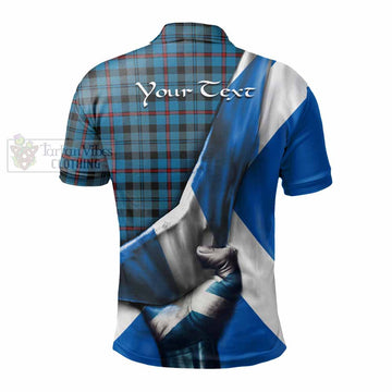 MacCorquodale (McCorquodale) Tartan Polo Shirt with Family Crest Scotland Patriotic Style - Tartan Vibes Clothing