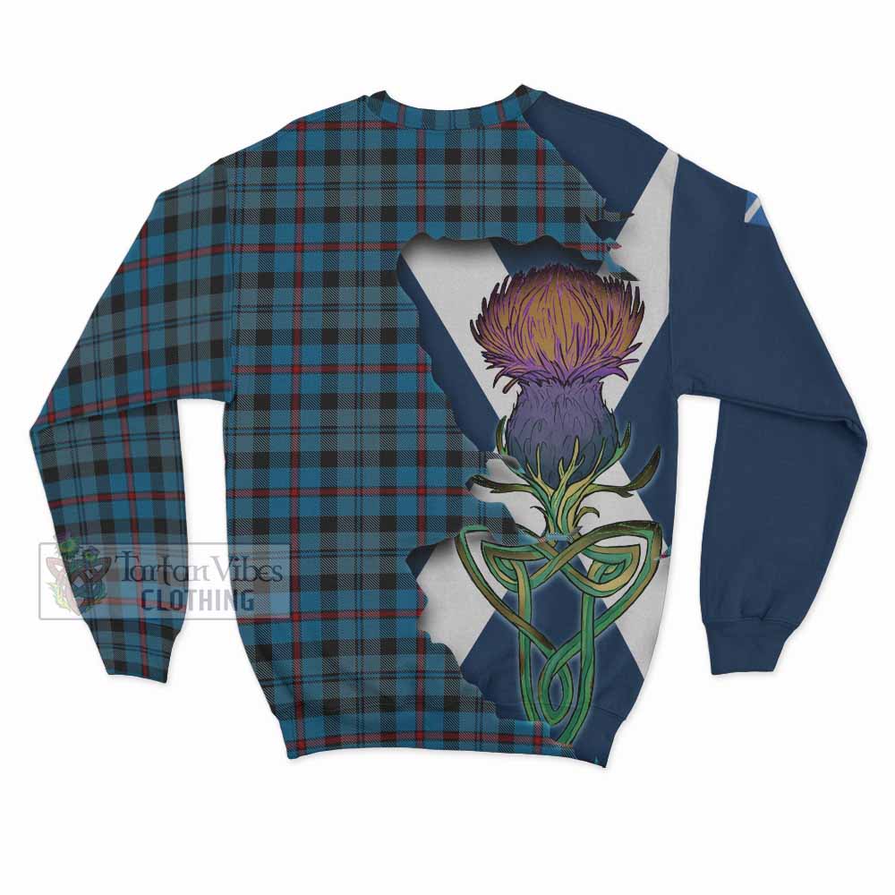 MacCorquodale (McCorquodale) Tartan Family Crest Sweatshirt Scottish Thistle Celtic Inspired - Tartan Vibes Clothing