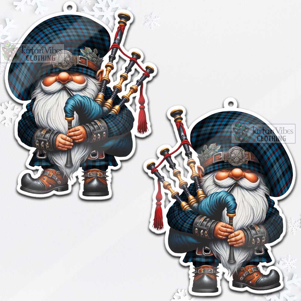 MacCorquodale (McCorquodale) Tartan Bagpiper Gnome Christmas Ornament - Tartan Vibes Clothing
