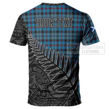 MacCorquodale (McCorquodale) Crest Tartan T-Shirt with New Zealand Silver Fern Half Style - Tartan Vibes Clothing