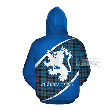 MacCorquodale (McCorquodale) Family Crest Tartan Cotton Hoodie Celebrate Saint Andrew's Day in Style Pullover Hoodie - Tartan Vibes Clothing