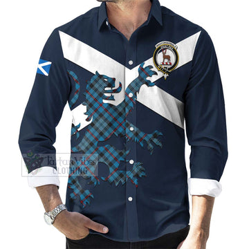 MacCorquodale (McCorquodale) Tartan Lion Rampant Long Sleeve Button Shirt Proudly Display Your Heritage with Alba Gu Brath and Clan Name Men's Shirt - Tartan Vibes Clothing