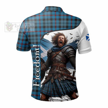 MacCorquodale (McCorquodale) Crest Tartan Polo Shirt Inspired by the Freedom of Scottish Warrior - Tartan Vibes Clothing