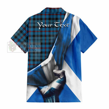MacCorquodale (McCorquodale) Tartan Hawaiian Shirt with Family Crest Scotland Patriotic Style - Tartan Vibes Clothing
