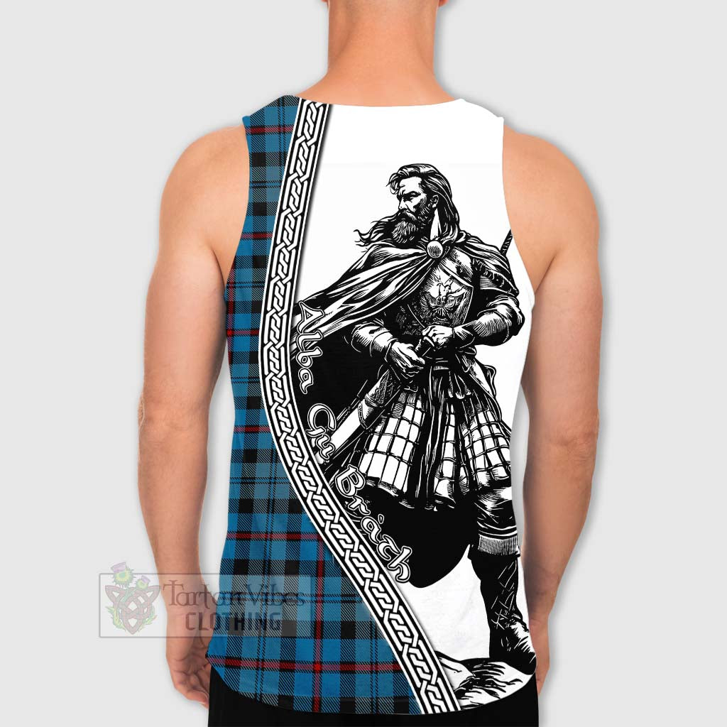 MacCorquodale (McCorquodale) Tartan Clan Crest Men's Tank Top with Highlander Warrior Celtic Style - Tartan Vibes Clothing