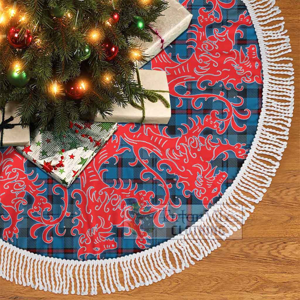 MacCorquodale (McCorquodale) Tartan Christmas Tree Skirt Lion Rampant Style - Tartan Vibes Clothing