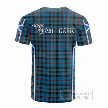 MacCorquodale (McCorquodale) Tartan Crest Cotton T-shirt Scotland Coat of Arm Flag Style - Tartan Vibes Clothing