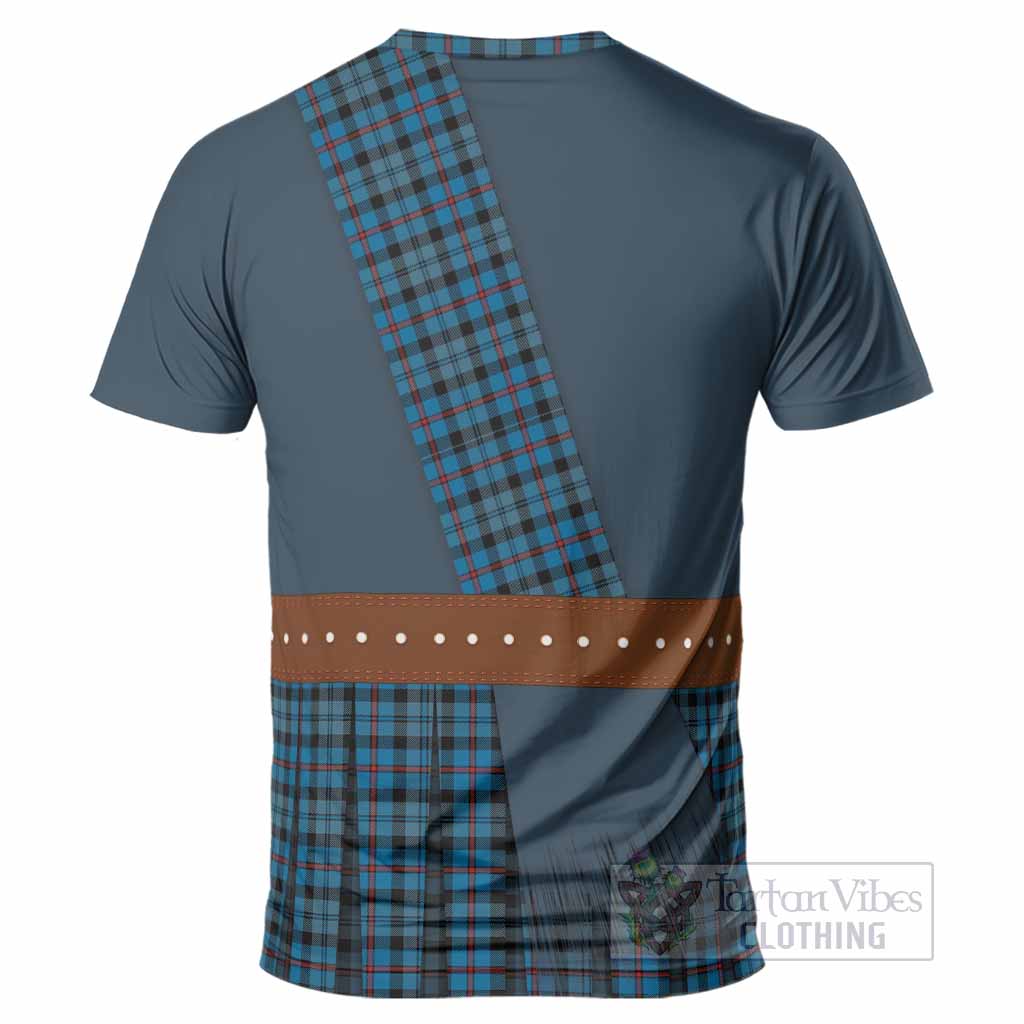 MacCorquodale (McCorquodale) Tartan Crest T-Shirt Kilt Costume Style