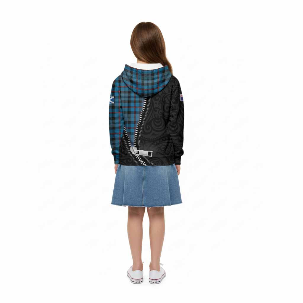 MacCorquodale (McCorquodale) Tartan Kid Hoodie New Zealand Pattern Unique Zipper Stylized