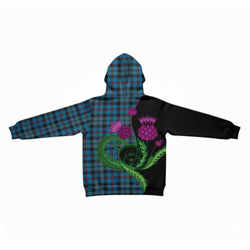 MacCorquodale (McCorquodale) Tartan Kid Hoodie Traditional Scottish Thistle