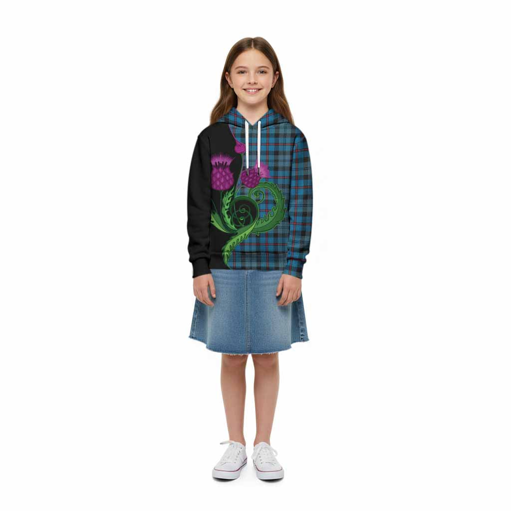 MacCorquodale (McCorquodale) Tartan Kid Hoodie Traditional Scottish Thistle