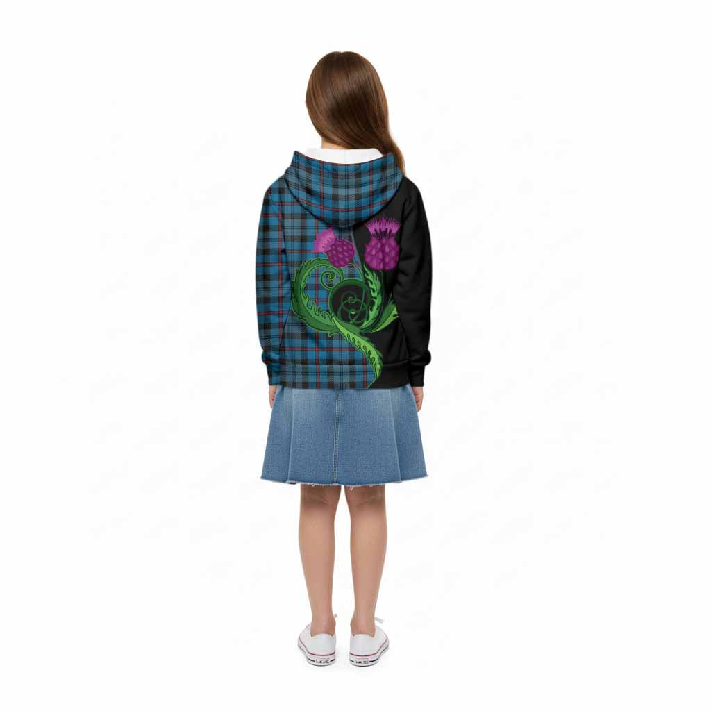 MacCorquodale (McCorquodale) Tartan Kid Hoodie Traditional Scottish Thistle