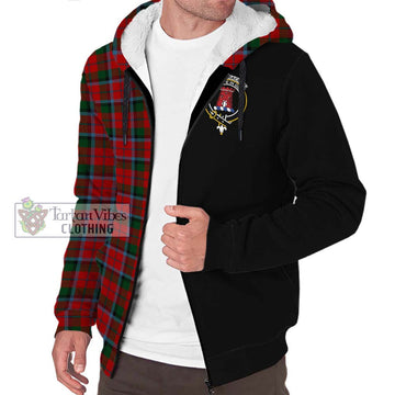 MacCracken (McCracken) Tartan Sherpa Hoodie with Family Crest and Half Of Me Style Unisex S - Tartan Vibes Clothing