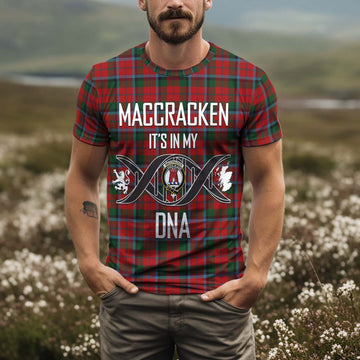 MacCracken (McCracken) Tartan T-Shirt with Family Crest DNA In Me Style Kid's Shirt - Tartan Vibes Clothing