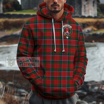 MacCracken (McCracken) Tartan Cotton Hoodie with Family Crest Zip Hoodie - Tartan Vibes Clothing