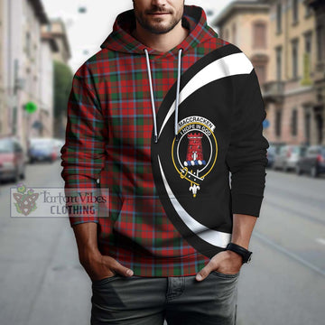 MacCracken (McCracken) Tartan Hoodie with Family Crest Circle Style Zip Hoodie - Tartan Vibes Clothing