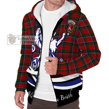 MacCracken (McCracken) Tartan Sherpa Hoodie with Alba Gu Brath Regal Lion Emblem Unisex S - Tartan Vibes Clothing