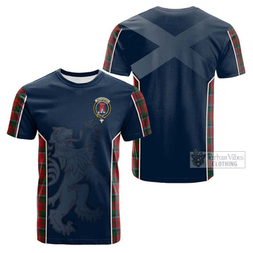 MacCracken (McCracken) Tartan Cotton T-shirt with Family Crest and Lion Rampant Vibes Sport Style Kid's Shirt - Tartan Vibes Clothing