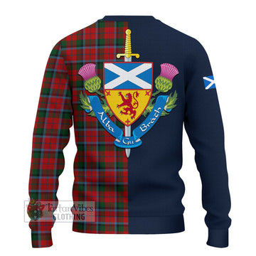 MacCracken (McCracken) Tartan Ugly Sweater Alba with Scottish Lion Royal Arm Half Style - Tartan Vibes Clothing
