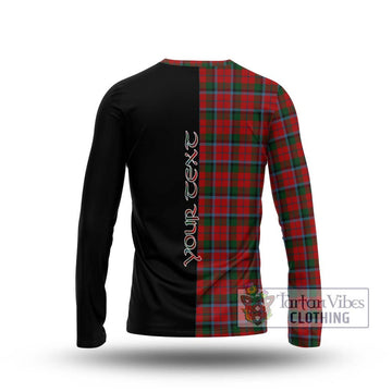 MacCracken (McCracken) Tartan Long Sleeve T-Shirt with Family Crest and Half Of Me Style - Tartan Vibes Clothing