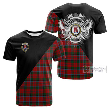 MacCracken (McCracken) Tartan Cotton T-shirt with Family Crest and Military Logo Style Kid's Shirt - Tartan Vibes Clothing