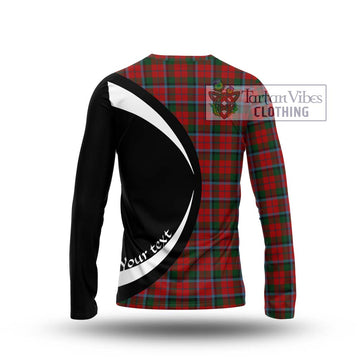 MacCracken (McCracken) Tartan Long Sleeve T-Shirt with Family Crest Circle Style - Tartan Vibes Clothing
