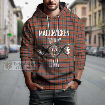 MacCracken Ancient Tartan Hoodie with Family Crest DNA In Me Style Pullover Hoodie - Tartan Vibes Clothing