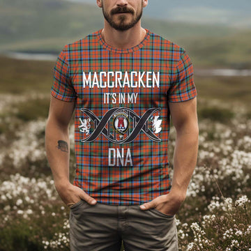 MacCracken Ancient Tartan T-Shirt with Family Crest DNA In Me Style Kid's Shirt - Tartan Vibes Clothing