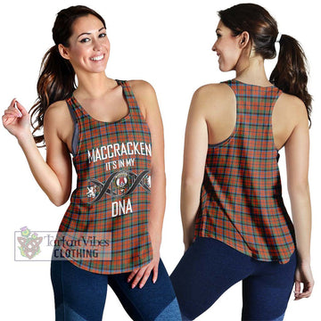 MacCracken Ancient Tartan Women's Racerback Tanks with Family Crest DNA In Me Style 4XL - Tartan Vibes Clothing
