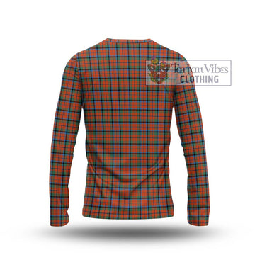 MacCracken Ancient Tartan Long Sleeve T-Shirt with Family Crest DNA In Me Style - Tartan Vibes Clothing