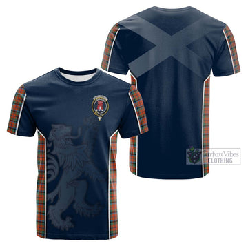 MacCracken Ancient Tartan Cotton T-shirt with Family Crest and Lion Rampant Vibes Sport Style Kid's Shirt - Tartan Vibes Clothing