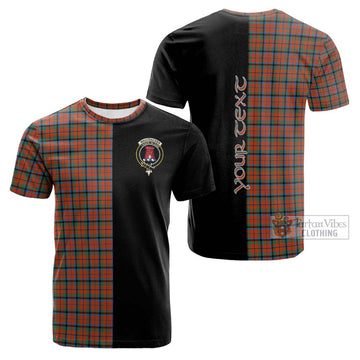 MacCracken Ancient Tartan Cotton T-shirt with Family Crest and Half Of Me Style Kid's Shirt - Tartan Vibes Clothing