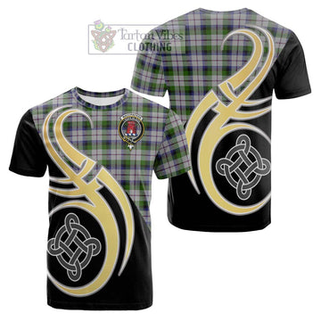 MacCracken Dress Tartan Cotton T-shirt with Family Crest and Celtic Symbol Style Kid's Shirt - Tartan Vibes Clothing