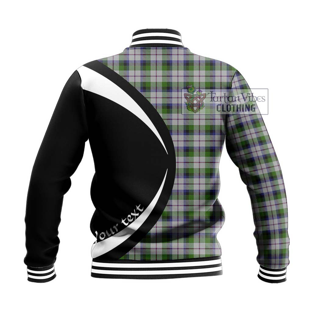 MacCracken Dress Tartan Baseball Jacket with Family Crest Circle Style - Tartan Vibes Clothing