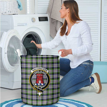 MacCracken Dress Tartan Laundry Basket with Family Crest - Tartan Vibes Clothing