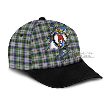 Tartan Vibes Clothing MacCracken Dress Tartan Classic Cap with Family Crest In Me Style