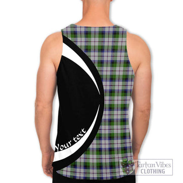 MacCracken Dress Tartan Men's Tank Top with Family Crest Circle Style - Tartan Vibes Clothing