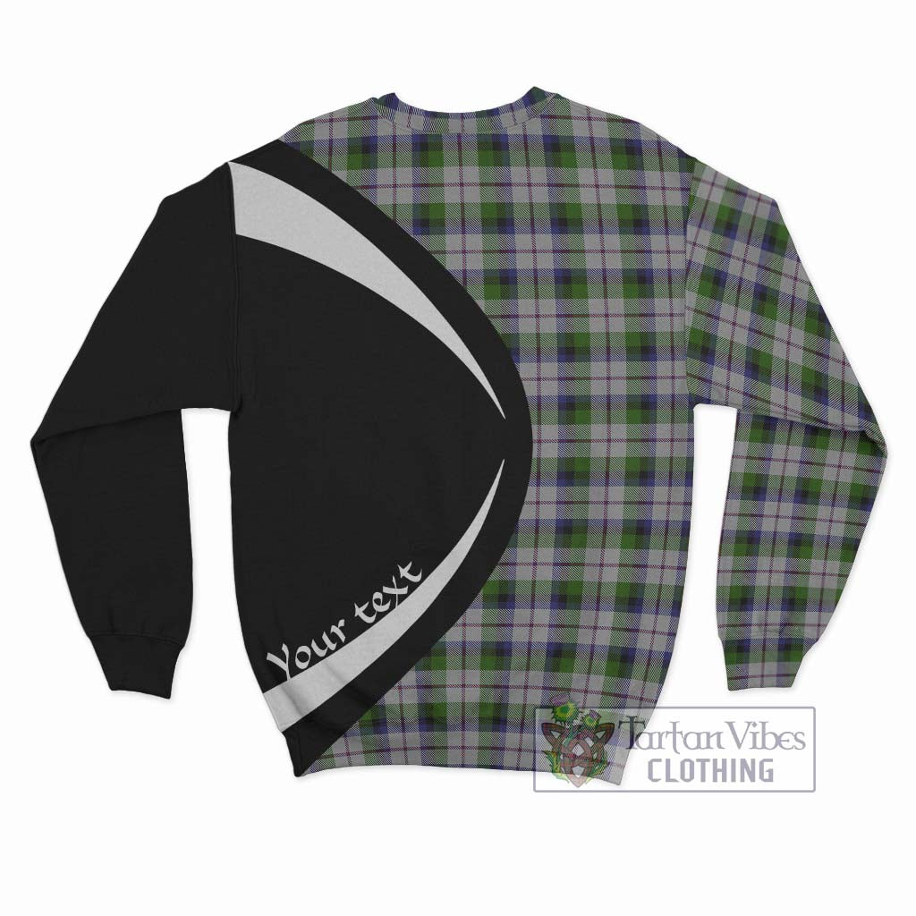 MacCracken Dress Tartan Sweatshirt with Family Crest Circle Style - Tartan Vibes Clothing