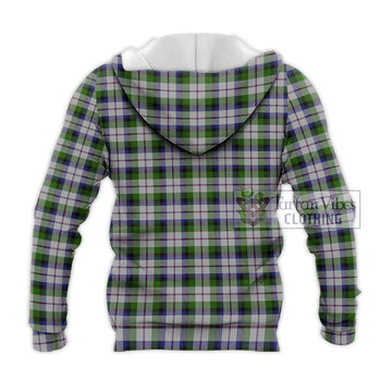 MacCracken Dress Tartan Knitted Hoodie with Family Crest DNA In Me Style - Tartan Vibes Clothing