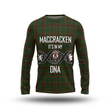 MacCracken Hunting Tartan Long Sleeve T-Shirt with Family Crest DNA In Me Style Unisex - Tartan Vibes Clothing
