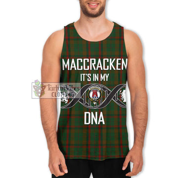 MacCracken Hunting Tartan Men's Tank Top with Family Crest DNA In Me Style Men - Tartan Vibes Clothing