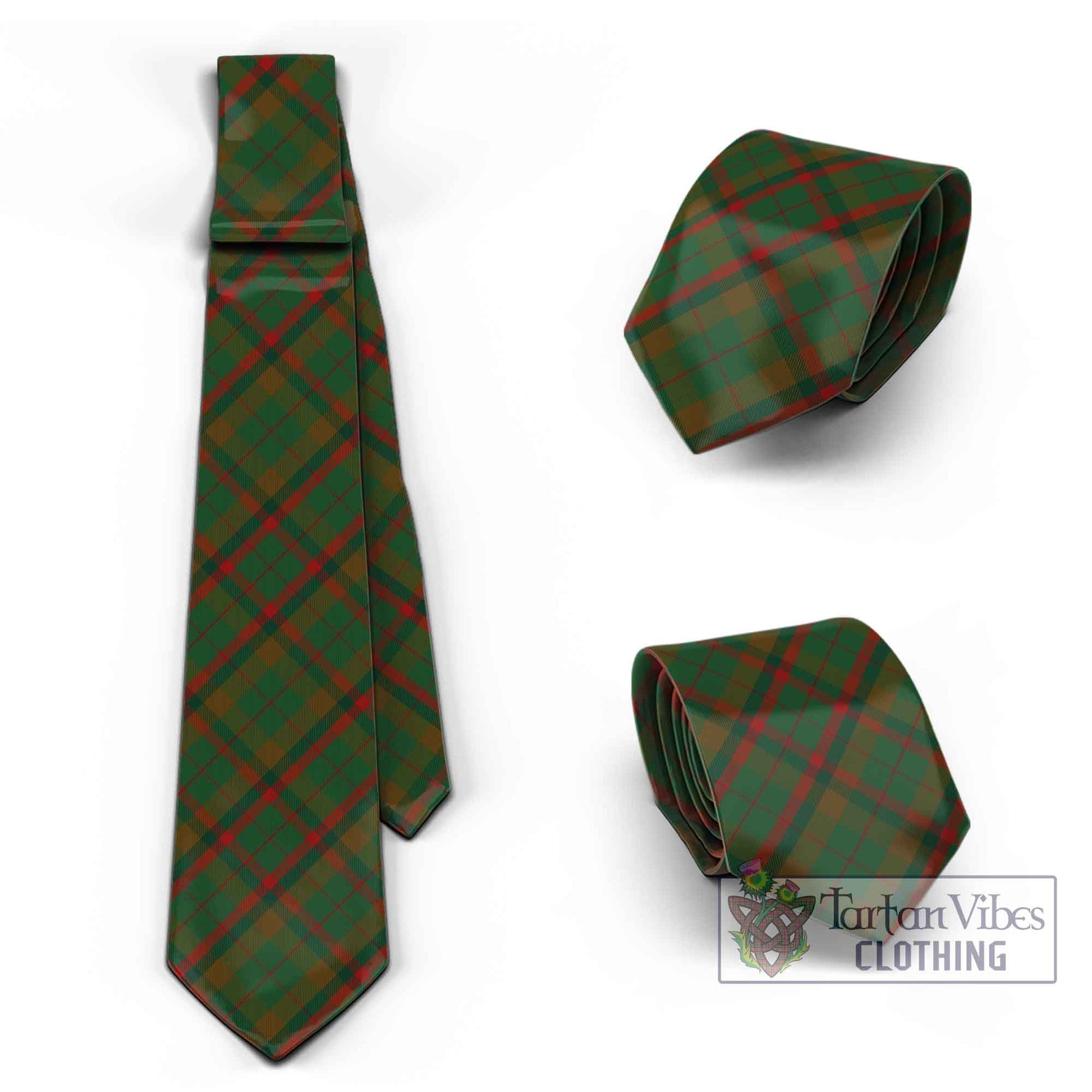 MacCracken Hunting Tartan Classic Necktie Cross Style Necktie One Size - Tartan Vibes Clothing