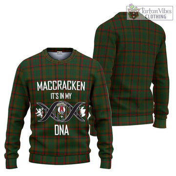 MacCracken Hunting Tartan Ugly Sweater with Family Crest DNA In Me Style Unisex - Tartan Vibes Clothing
