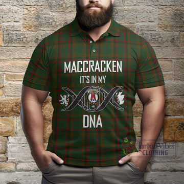 MacCracken Hunting Tartan Polo Shirt with Family Crest DNA In Me Style Kid - Tartan Vibes Clothing