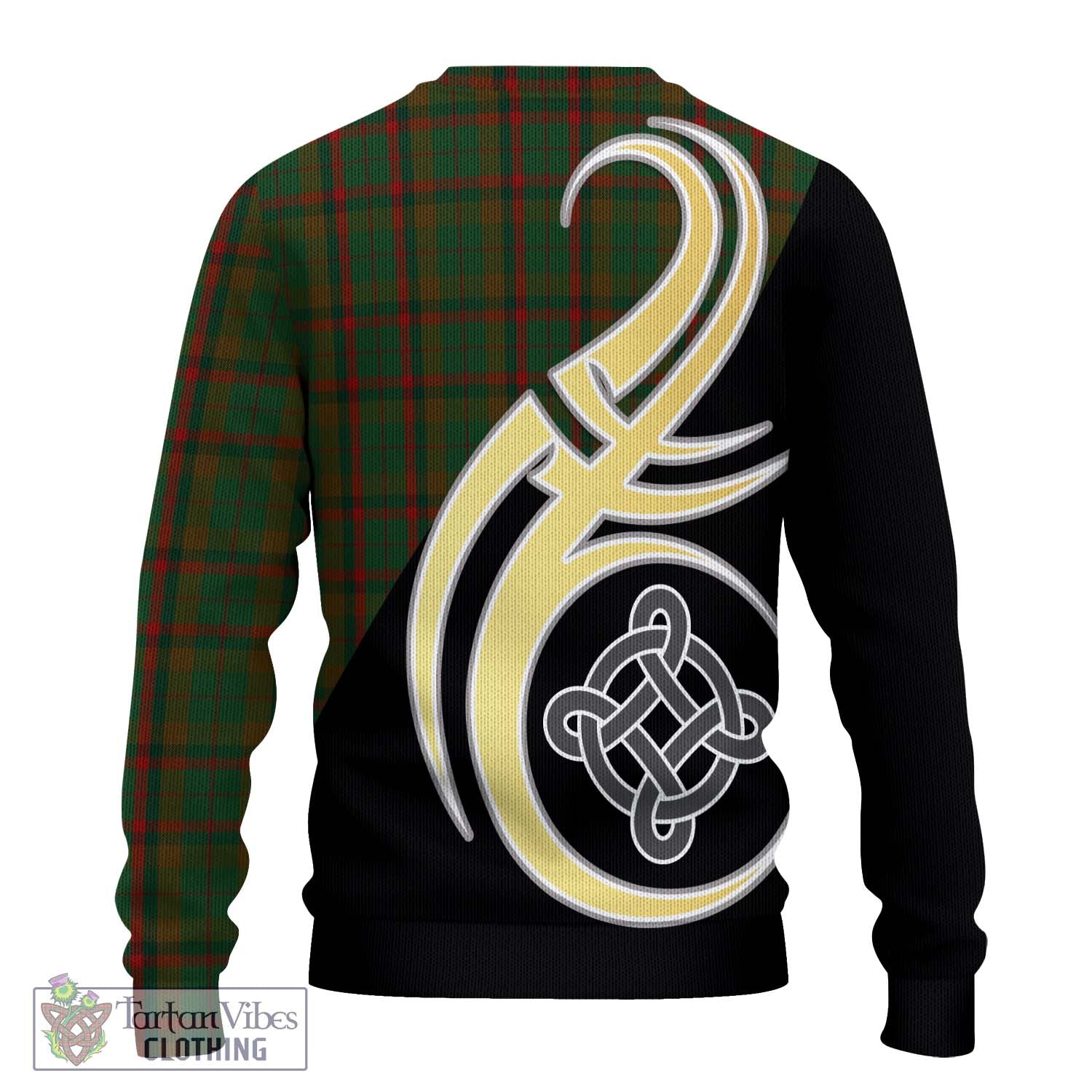 MacCracken Hunting Tartan Ugly Sweater with Family Crest and Celtic Symbol Style - Tartan Vibes Clothing