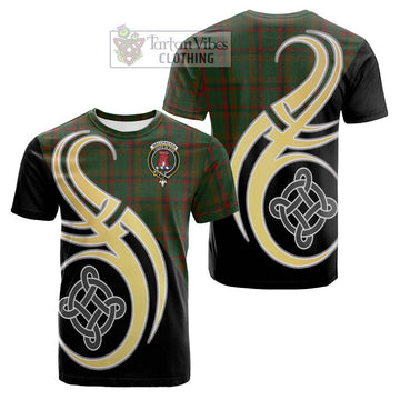 MacCracken Hunting Tartan Cotton T-shirt with Family Crest and Celtic Symbol Style Kid's Shirt - Tartan Vibes Clothing