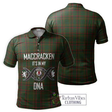 MacCracken Hunting Tartan Polo Shirt with Family Crest DNA In Me Style - Tartan Vibes Clothing