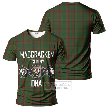 MacCracken Hunting Tartan T-Shirt with Family Crest DNA In Me Style - Tartan Vibes Clothing