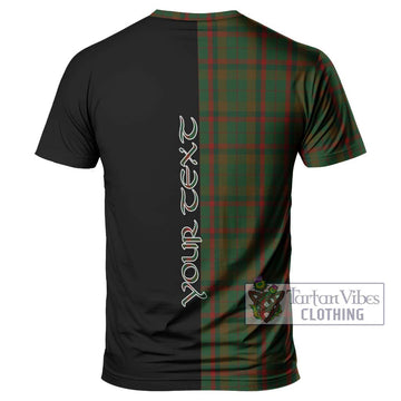 MacCracken Hunting Tartan T-Shirt with Family Crest and Half Of Me Style - Tartan Vibes Clothing