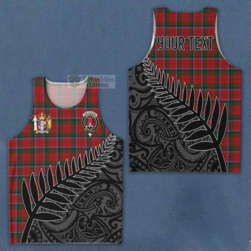 MacCracken (McCracken) Crest Tartan Men's Tank Top with New Zealand Silver Fern Half Style Men - Tartan Vibes Clothing